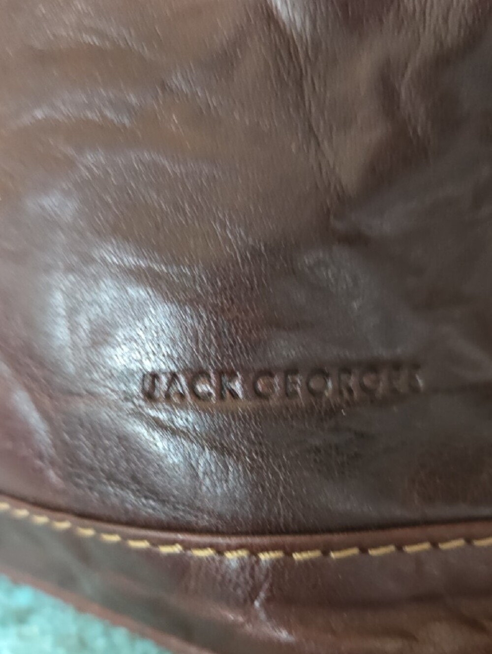 Jack Georges Small Brown Leather Backpack — Women - Picture 2 of 15